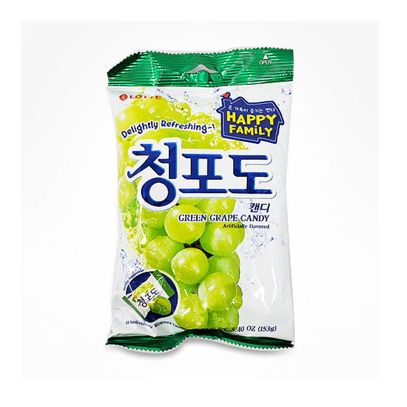 Lotte · Green Grape Candy（323g）