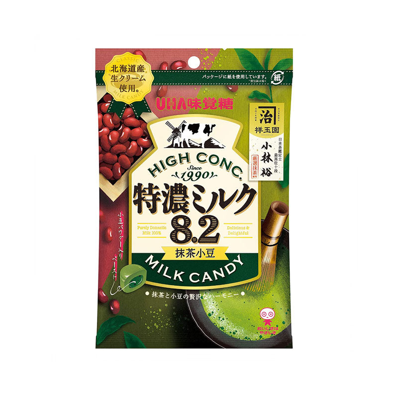 UHA · Rich Milk Matcha Red Bean Hard Candy（70g）
