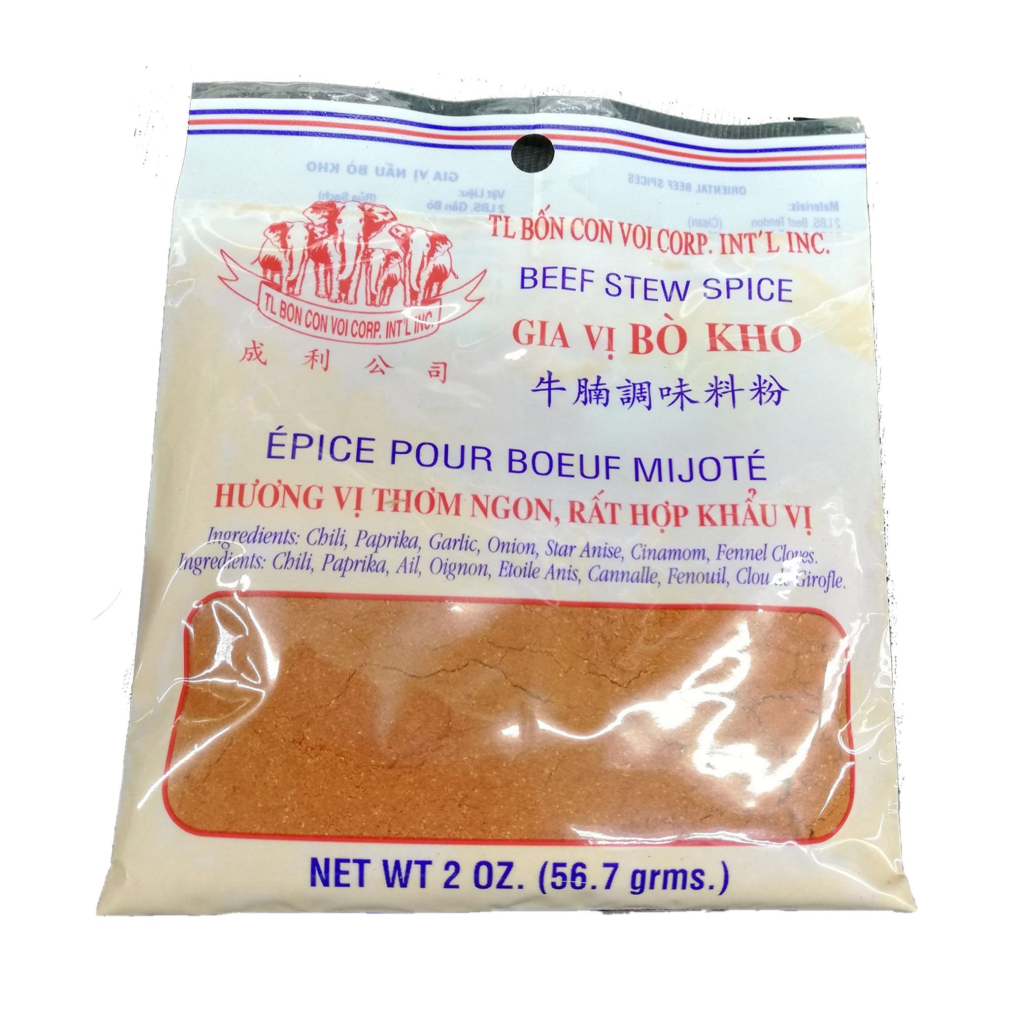 T.L · Beef Stew Spice - Bo Kho（56.7g）