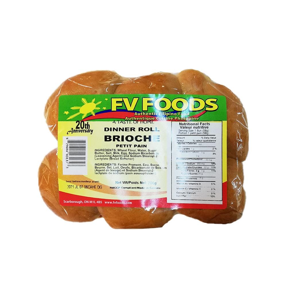 FV Foods · Brioche Dinner Roll（700g）