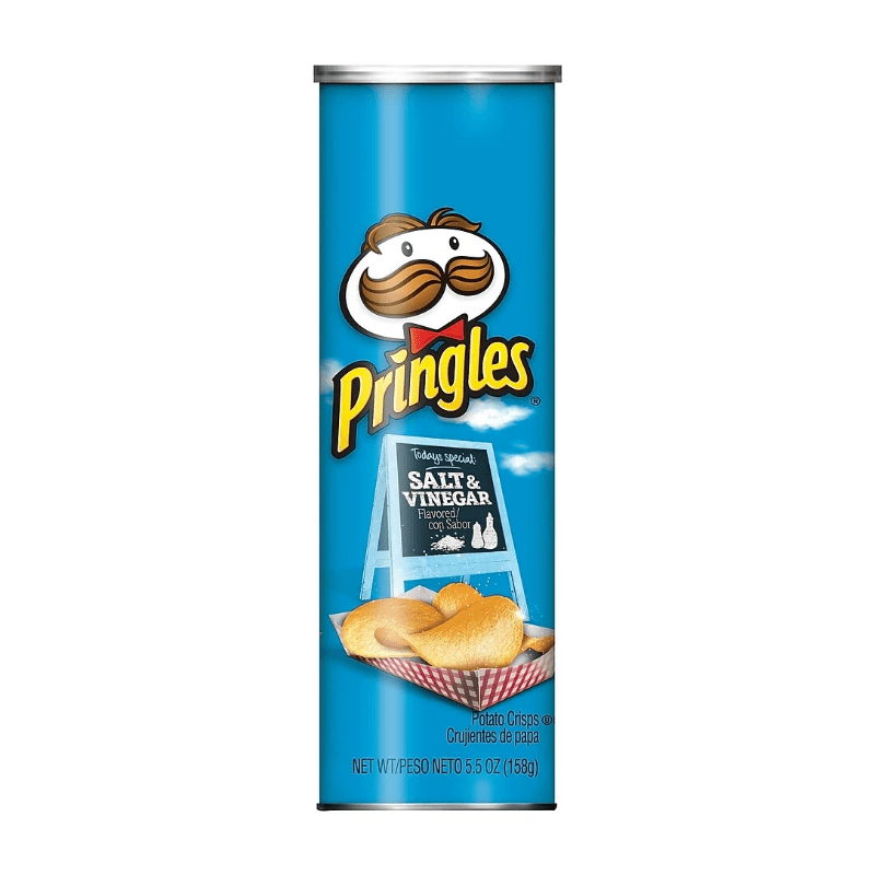 Pringles · Potato Chips - Salt & Vinegar（156g）