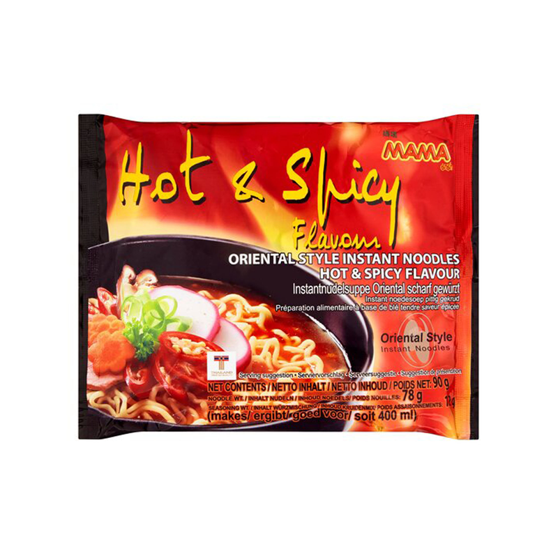 Mama · Instant Noodle - Hot & Spicy（90g）
