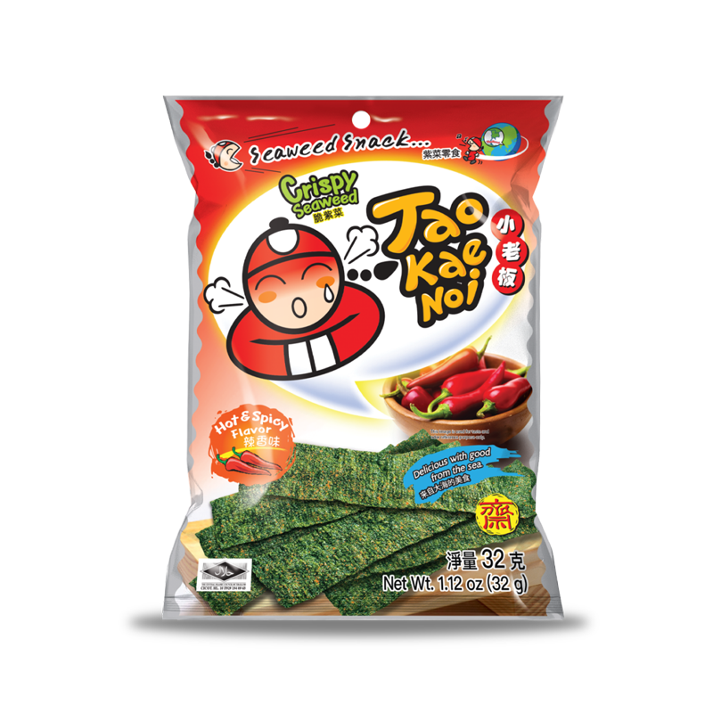 TKN · Grilled Seaweed - Hot & Spicy Flavor（32g）