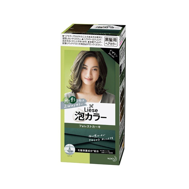 Kao · Liese Prettia Bubble Hair Color - Forest Khaki（108ml）