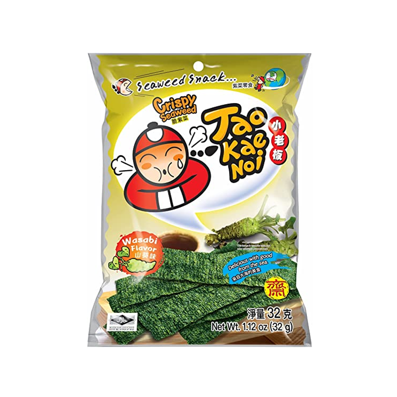 TKN · Grilled Seaweed - Wasabi Flavor（32g）