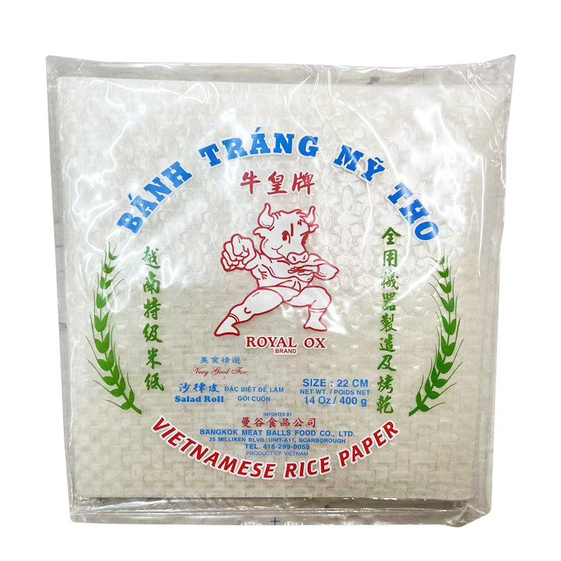 Royal Ox · Square Rice Paper - 22cm（400g）