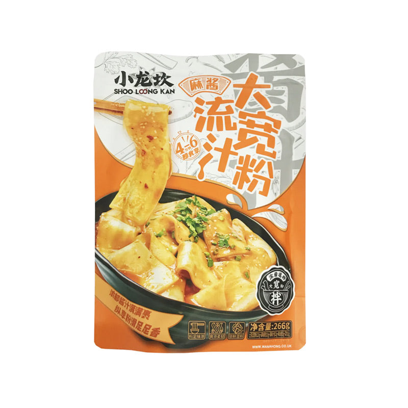 Shoo Loong Kan · Fresh Wide Noodle - Sesame Paste Flavor（266g）