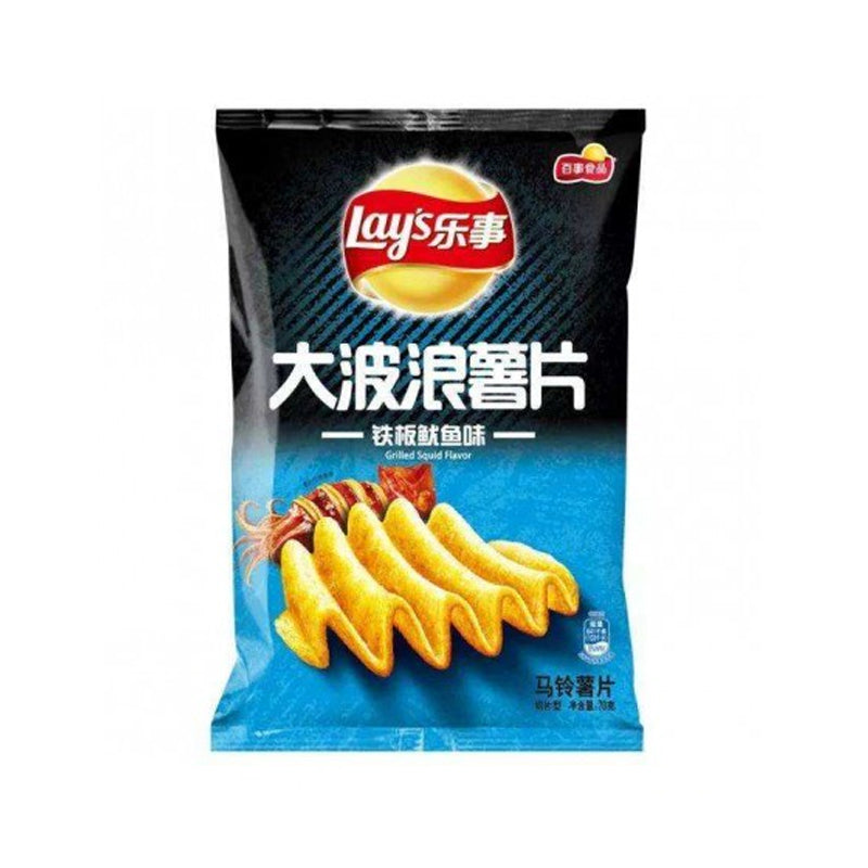 Lay’s · Big Wave Potato Chips - Grilled Squid Flavor（70g）