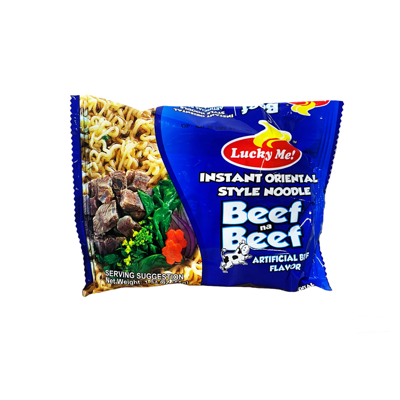 Lucky Me · Instant Noodle Soup - Beef Flavor