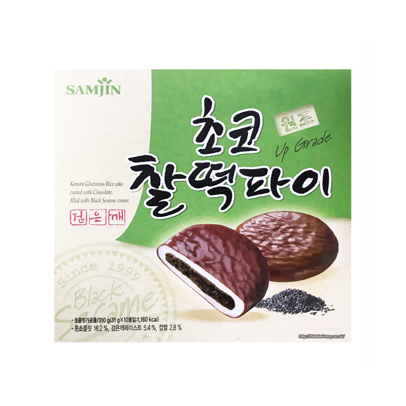 Samjin · Choco Mochi Cake - Sesame Paste（310g）