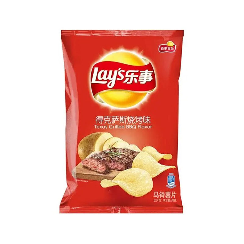Lay’s · Potato Chips - BBQ  Flavor（70g）