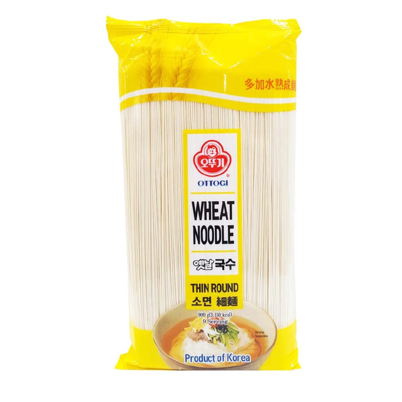 Ottogi · Wheat Noodle - Thin Round（900g）