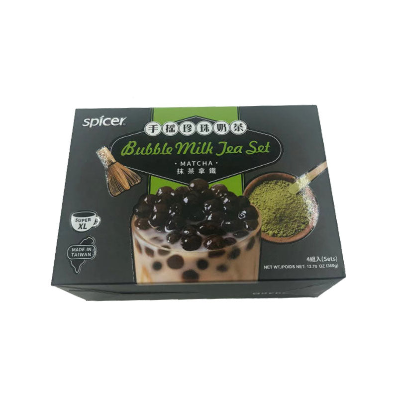 Spicer · Bubble Milk Tea Set - Matcha Latte Flavor（566g）