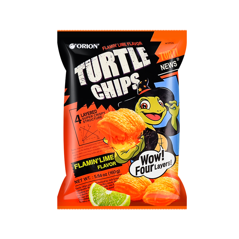 Orion · Turtle Chip - Flamin Lime Flavor（160g）