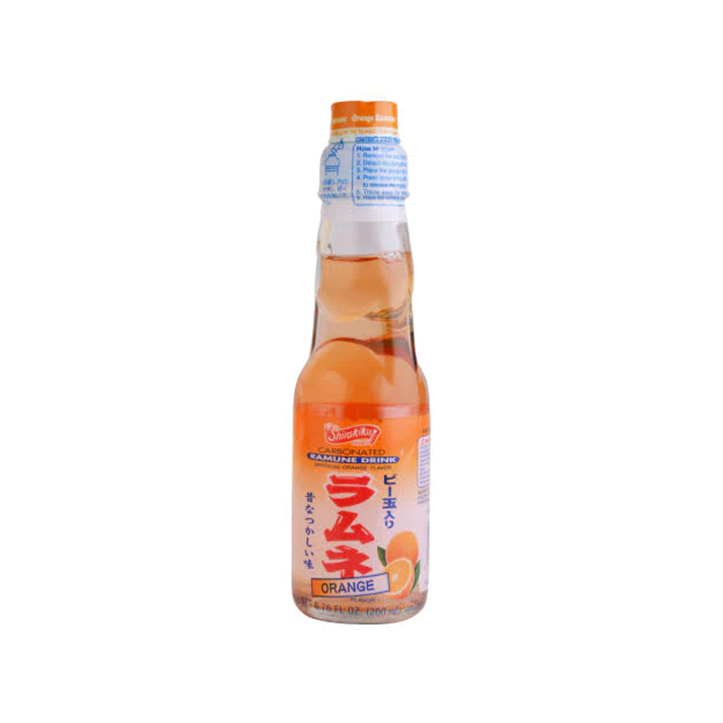 Shirakiku · Carbonated Ramune Drink - Orange Flavor（200ml）