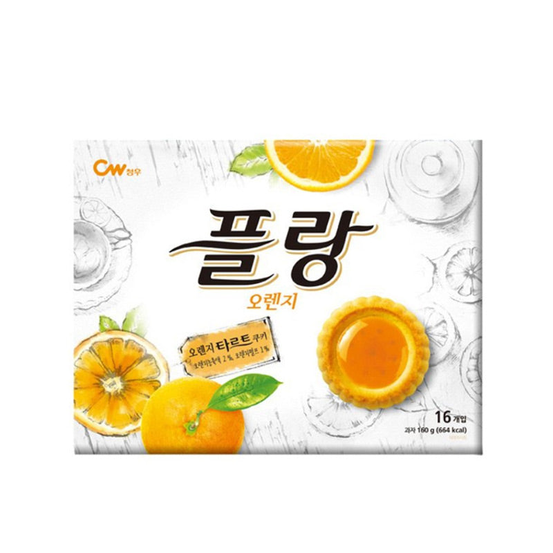 Cw · Premium Dessert Cookies - Orange Flavor（160g）