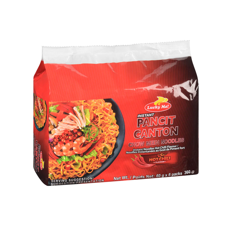 Lucky Me · Chow Mein Noodle - Hot Chili