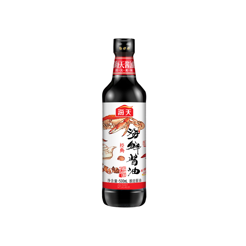 HT · Tasty Seafood Flavored Soy Sauce（500ml）