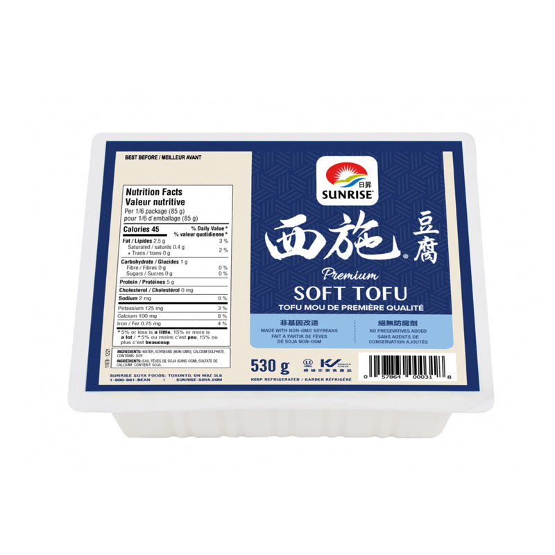 Sunrise · Premium Soft Tofu（530g）