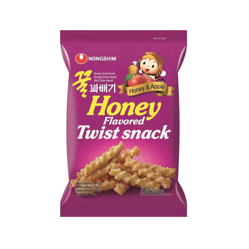 Nongshim · Honey Twist Snack（75g）