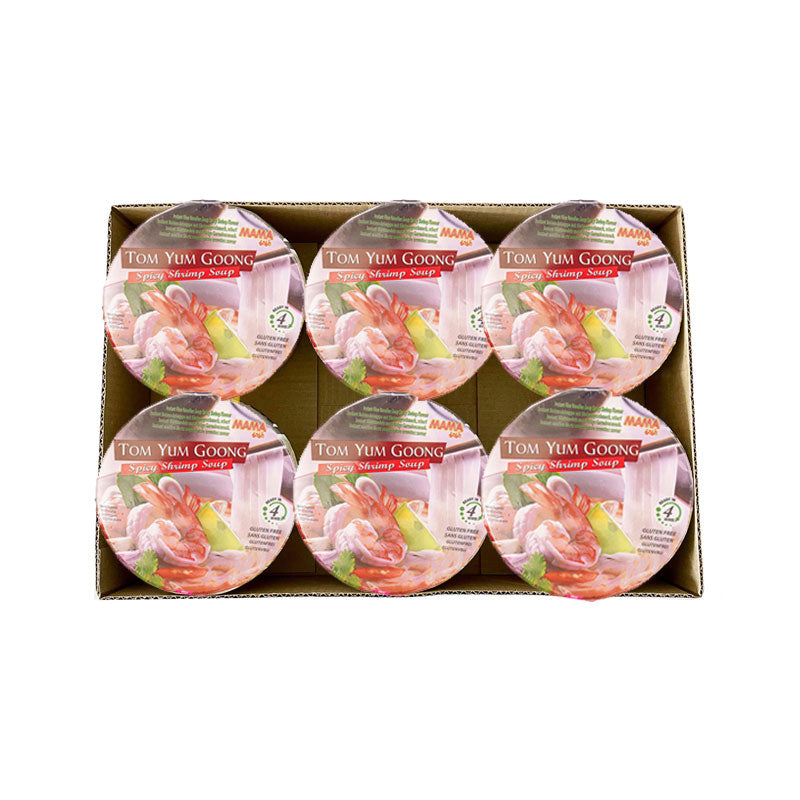 Mama · Bowl Instant Rice Noodle - Tom Yum Goong（6*70g）