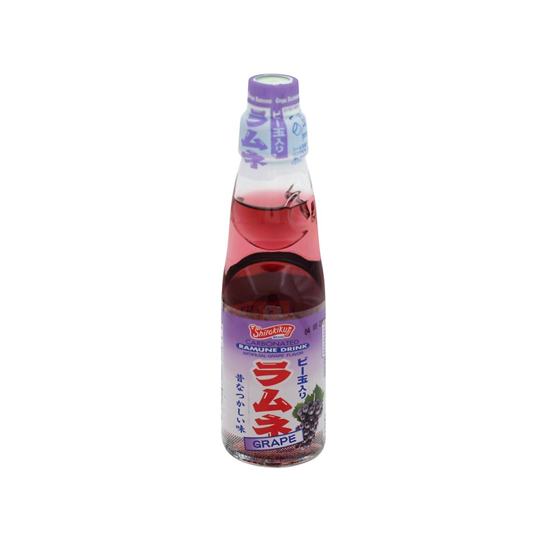 Shirakiku · Carbonated Ramune Drink - Grape Flavor（200ml）