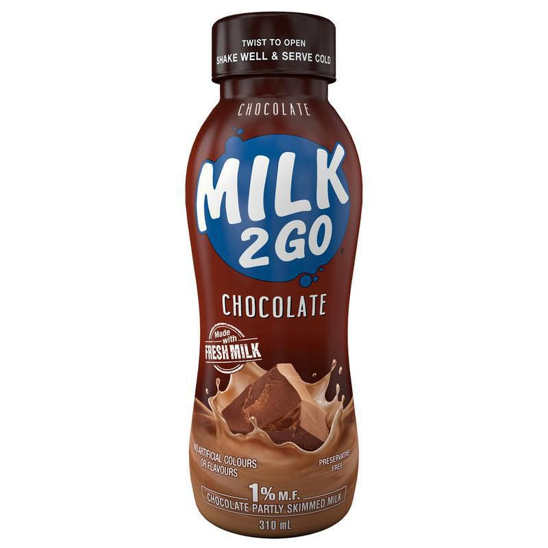 Milk 2 Go · 1% Fresh Milk - Chocolate（473ml）