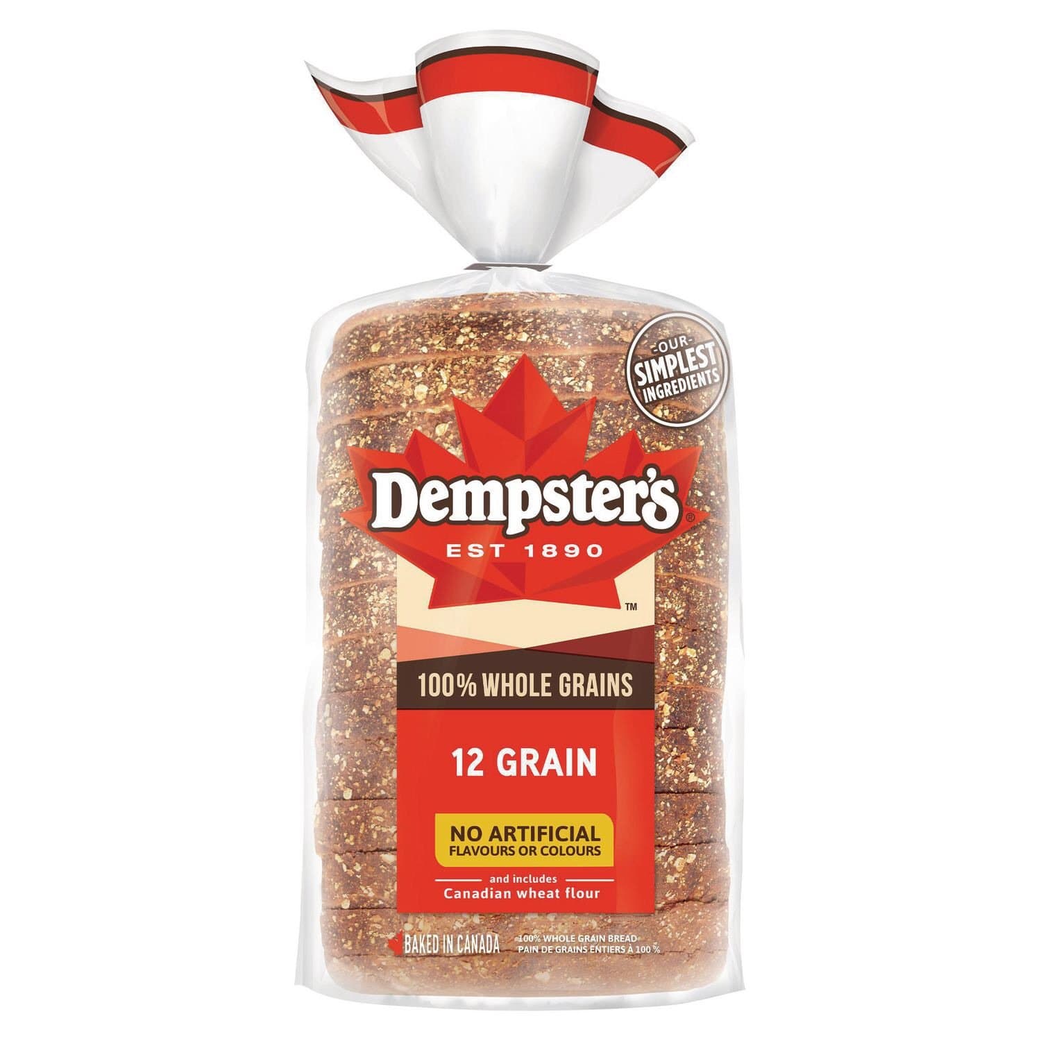 Dempster's · 100% Whole Grains Bread - 12 Grain（600g）